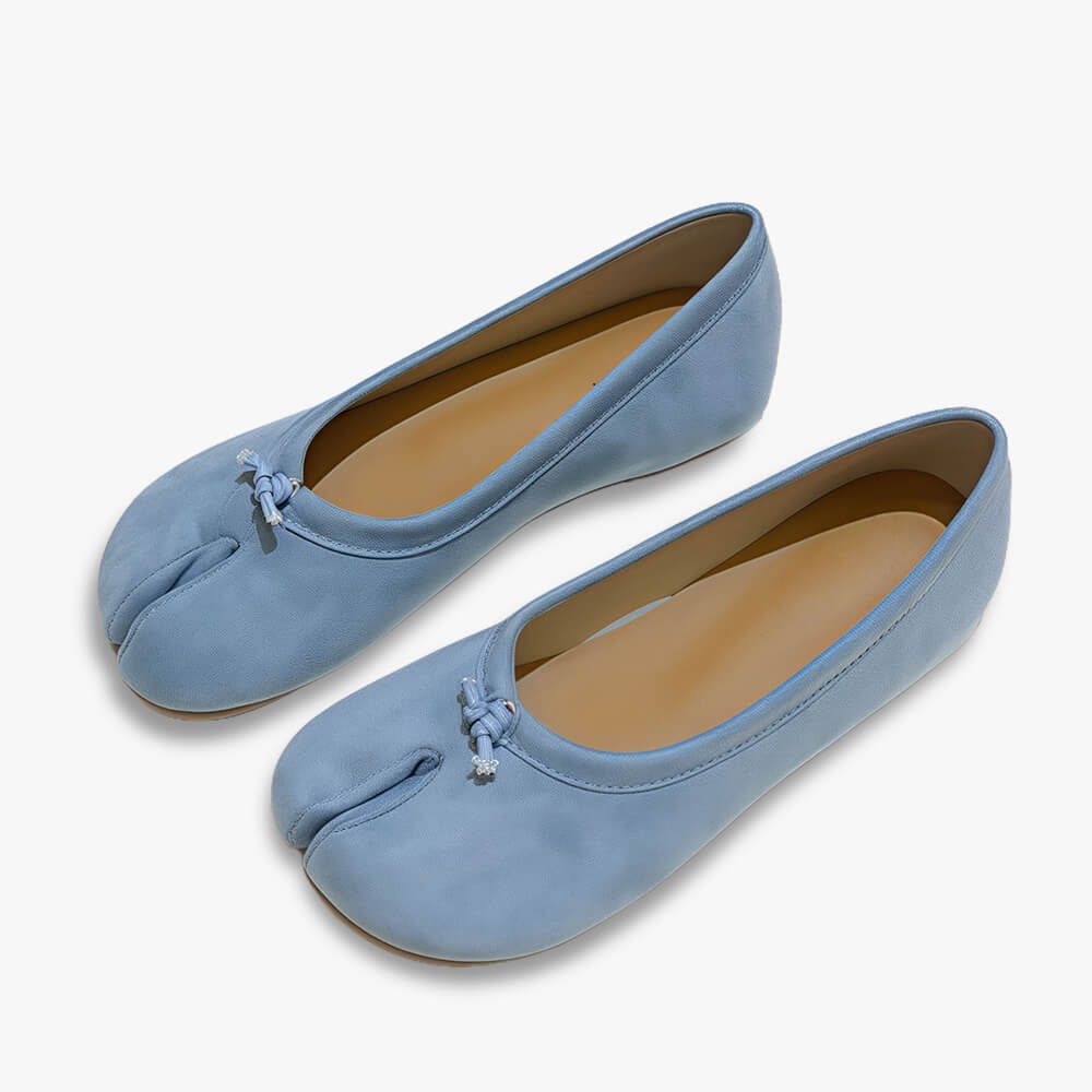 Suede Tabi Ballet Flats