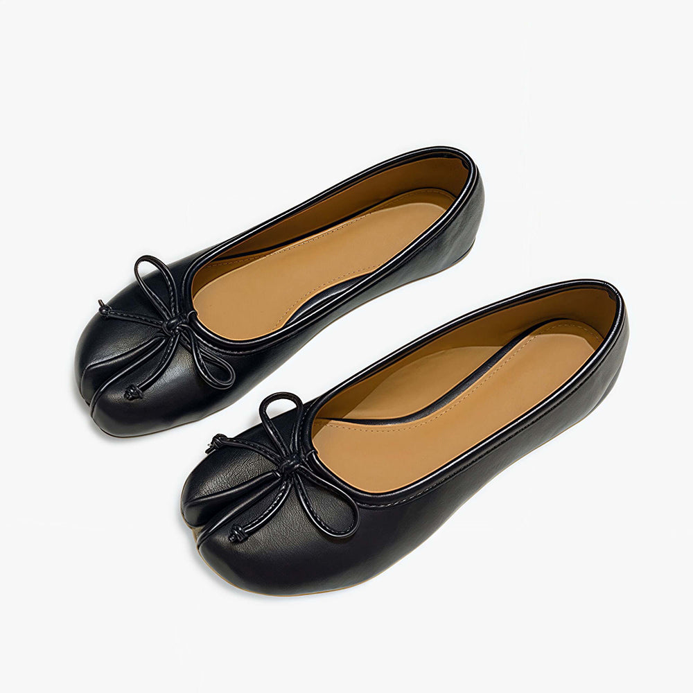 Bow Tie Tabi Flats