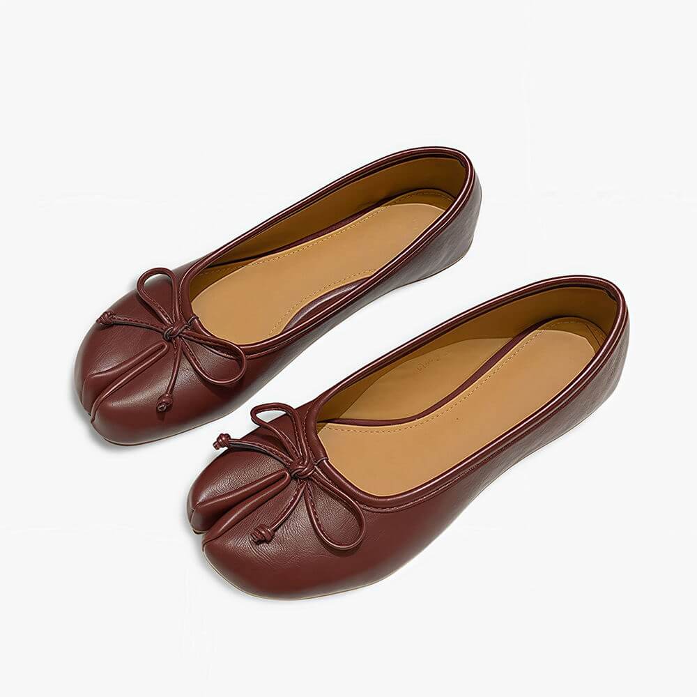 Bow Tie Tabi Flats