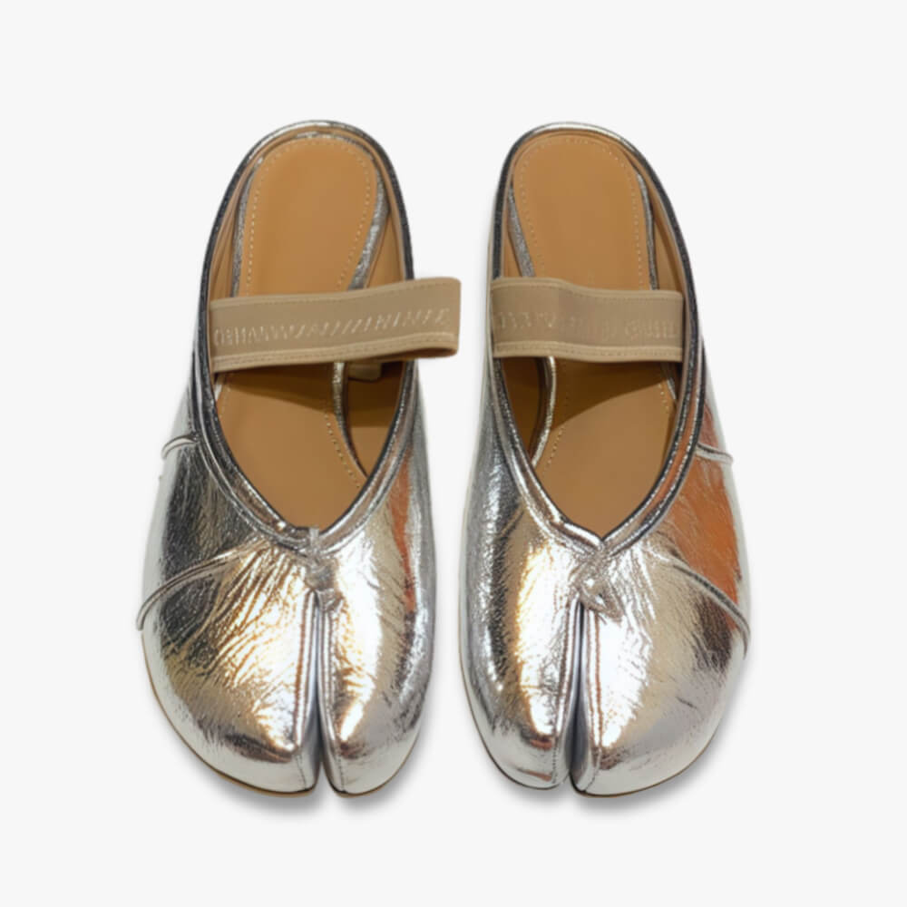 Elastic Strap Tabi Sandal Flats