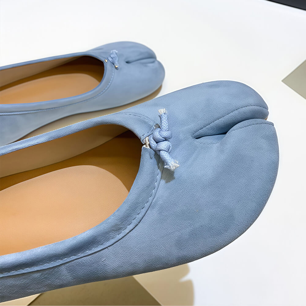 Suede Tabi Ballet Flats