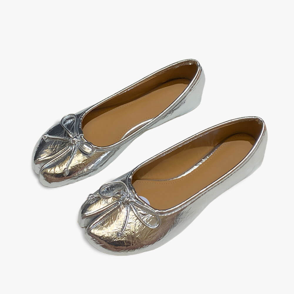 Bow Tie Tabi Flats