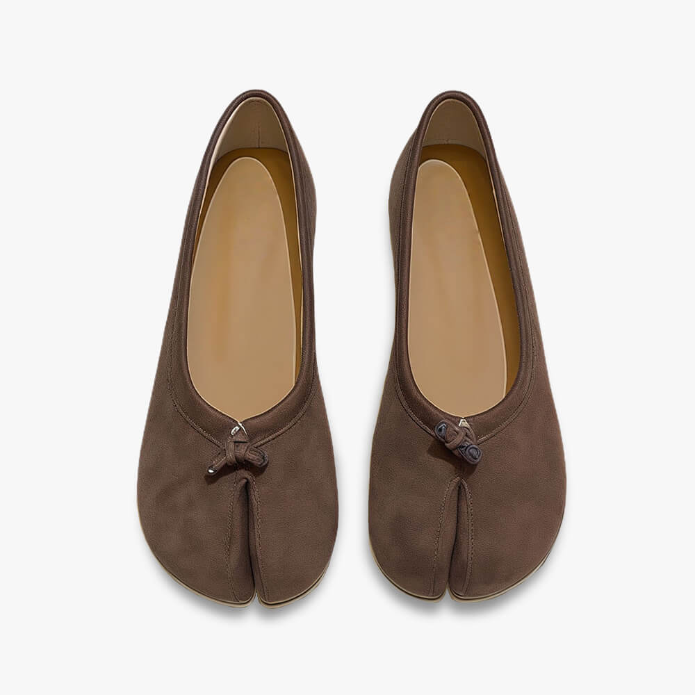 Suede Tabi Ballet Flats