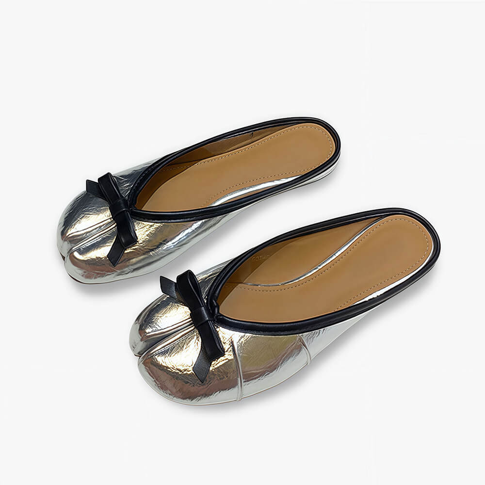 Bow Tie Tabi Sandal Flats
