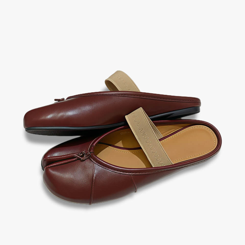 Elastic Strap Tabi Sandal Flats