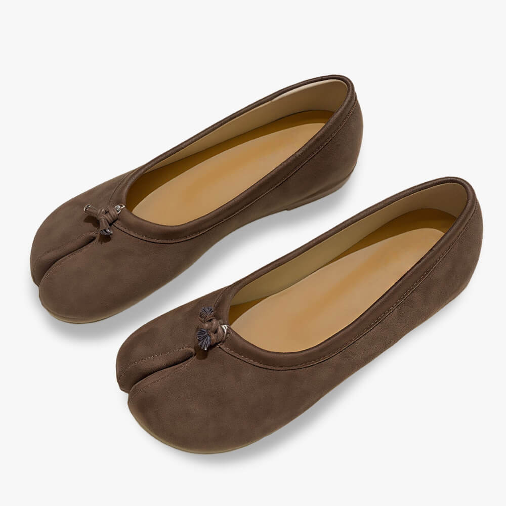 Suede Tabi Ballet Flats