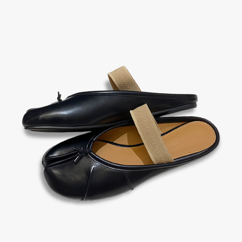 Elastic Strap Tabi Sandal Flats