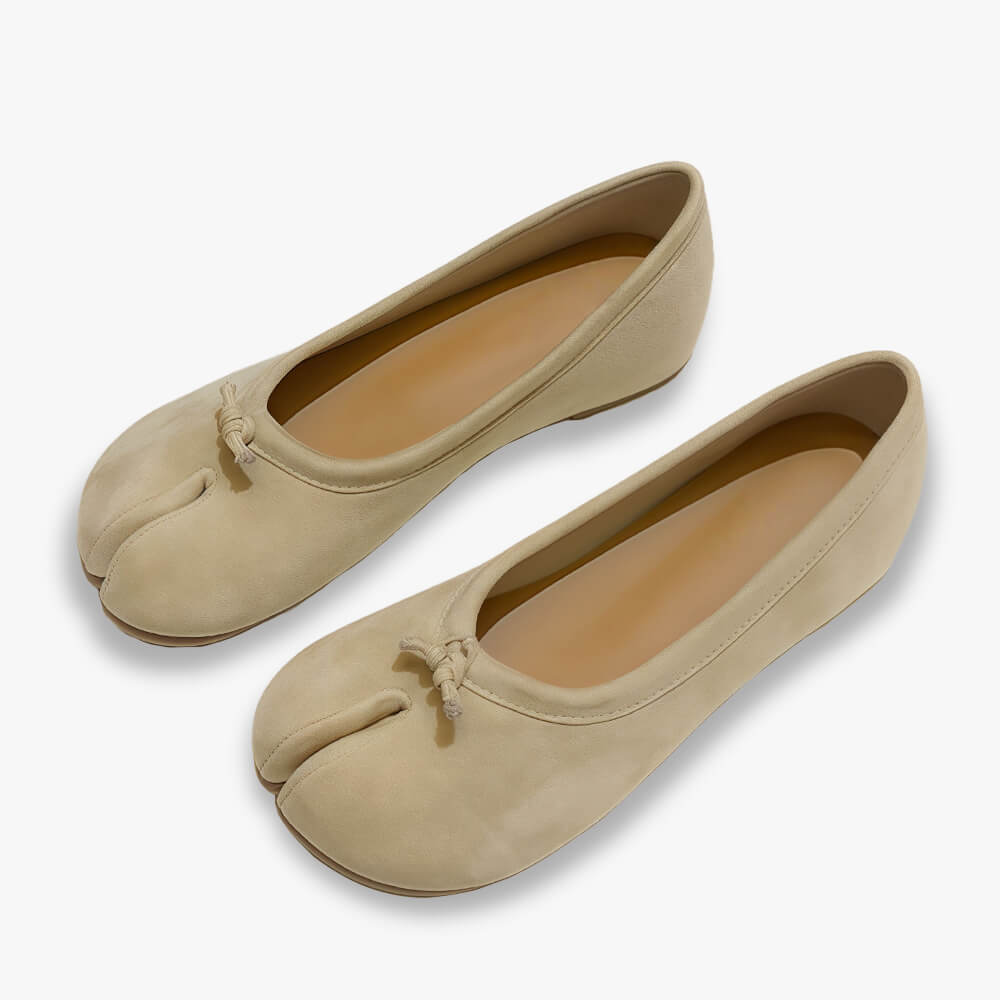 Suede Tabi Ballet Flats