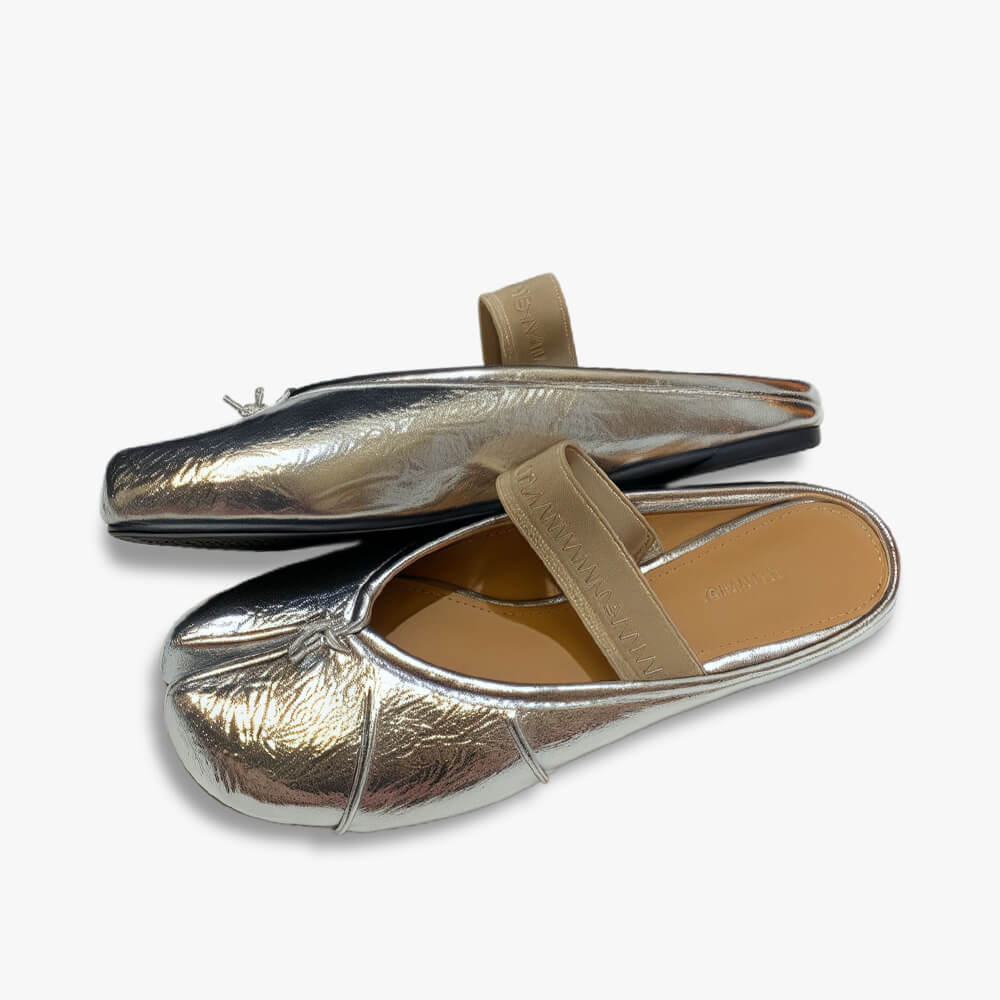 Elastic Strap Tabi Sandal Flats