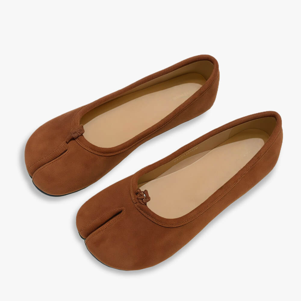 Suede Tabi Ballet Flats