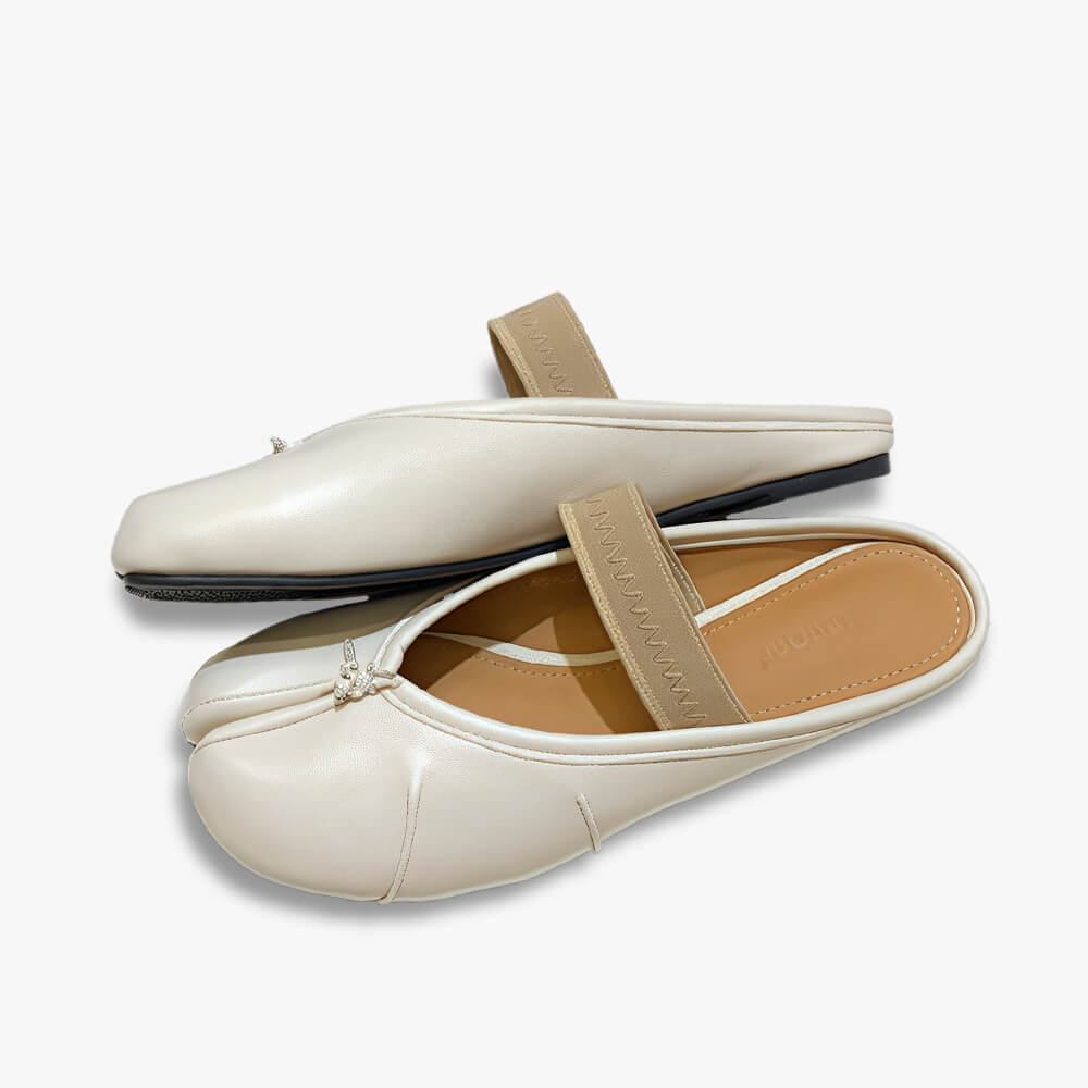 Elastic Strap Tabi Sandal Flats