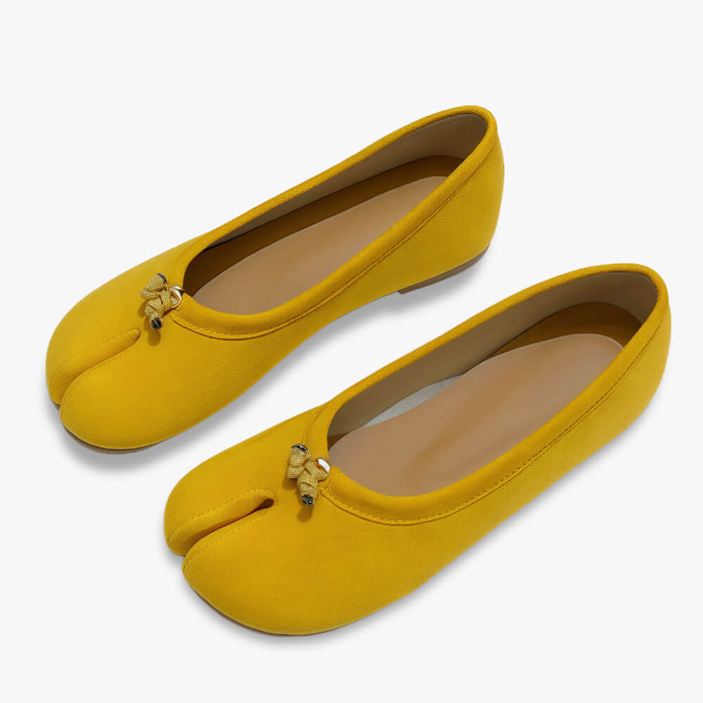 Suede Tabi Ballet Flats