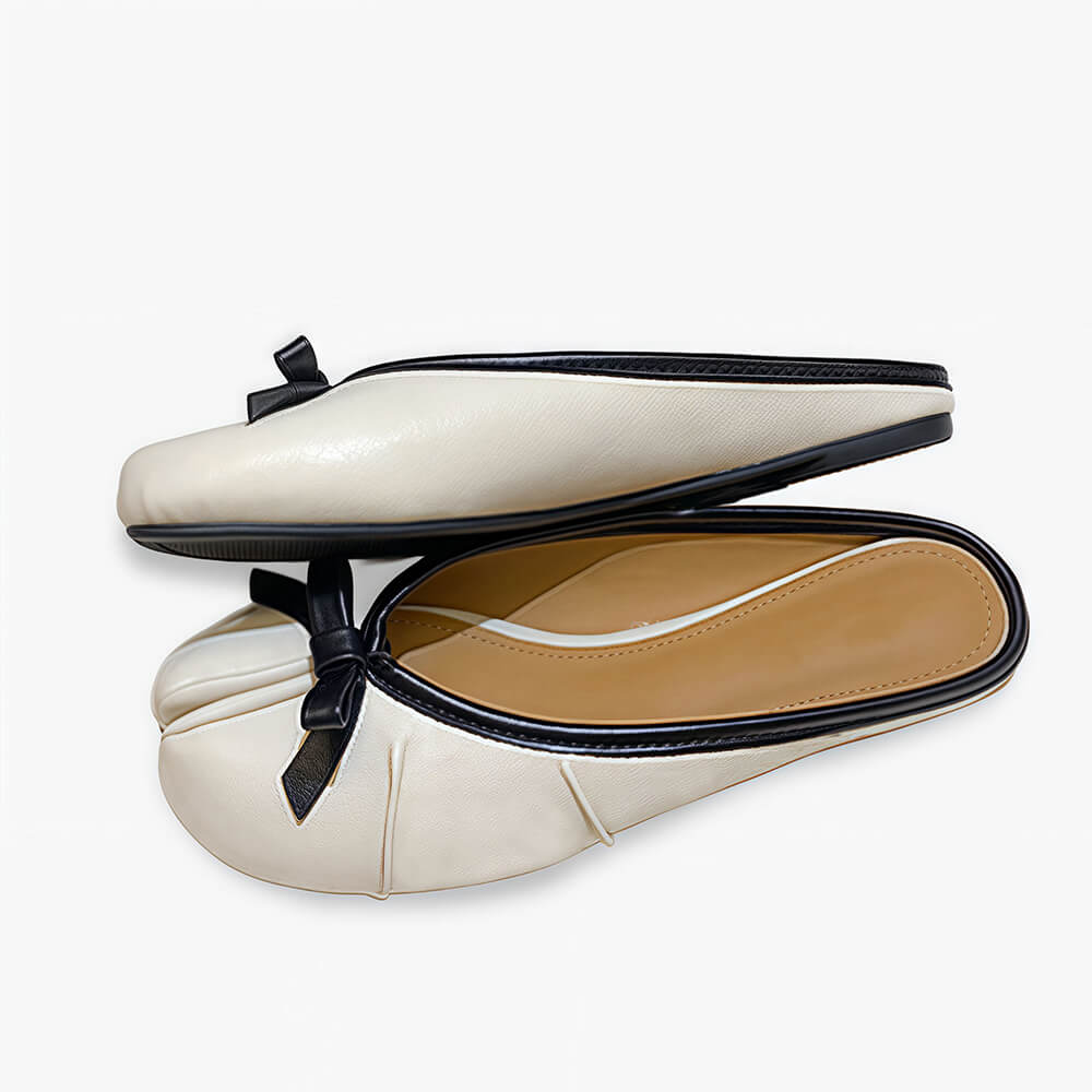 Bow Tie Tabi Sandal Flats