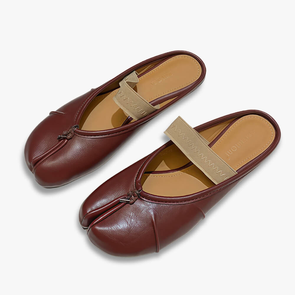 Elastic Strap Tabi Sandal Flats