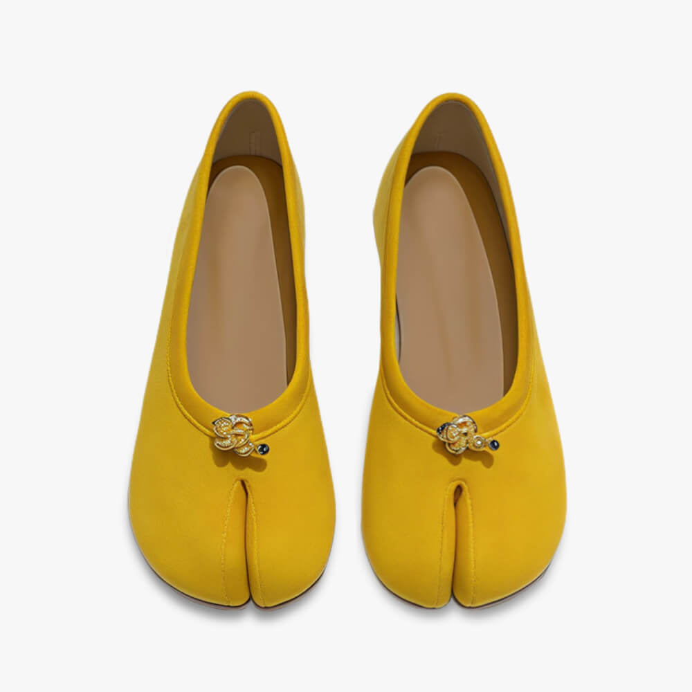 Suede Tabi Ballet Flats