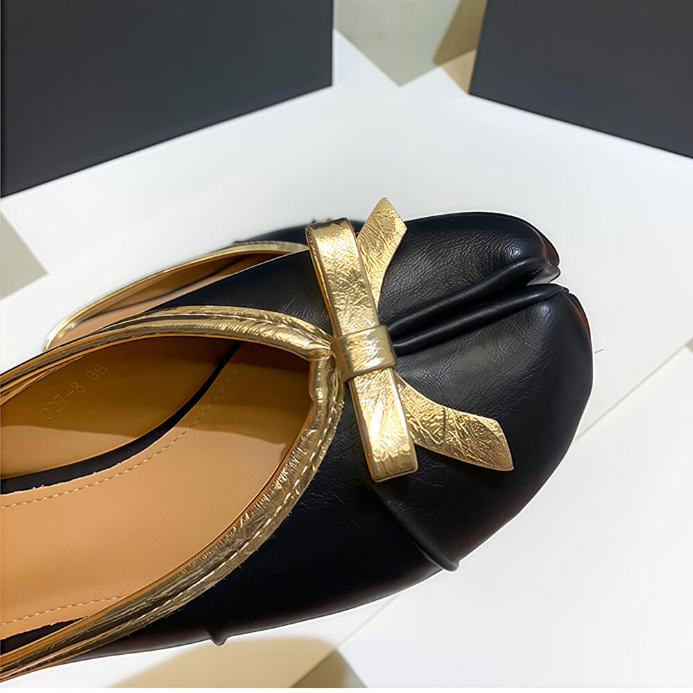 Bow Tie Tabi Sandal Flats
