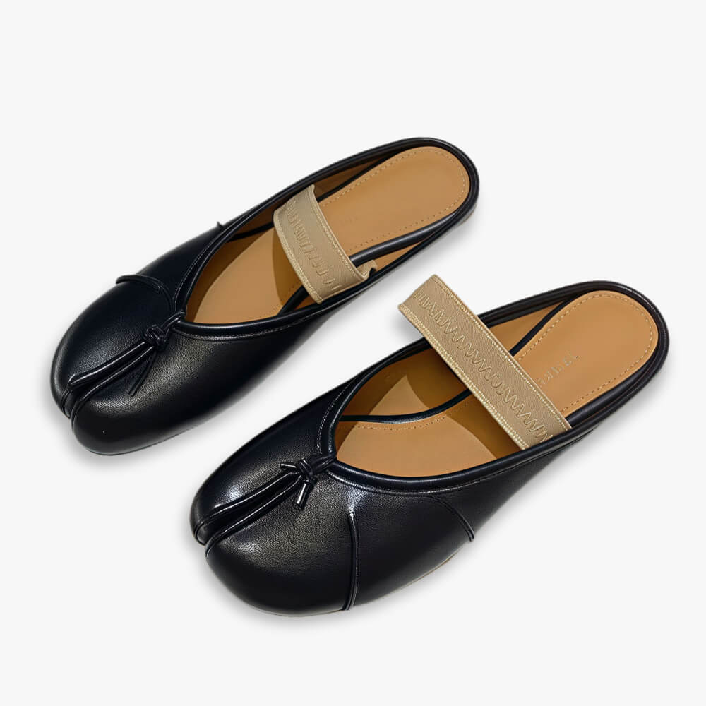 Elastic Strap Tabi Sandal Flats