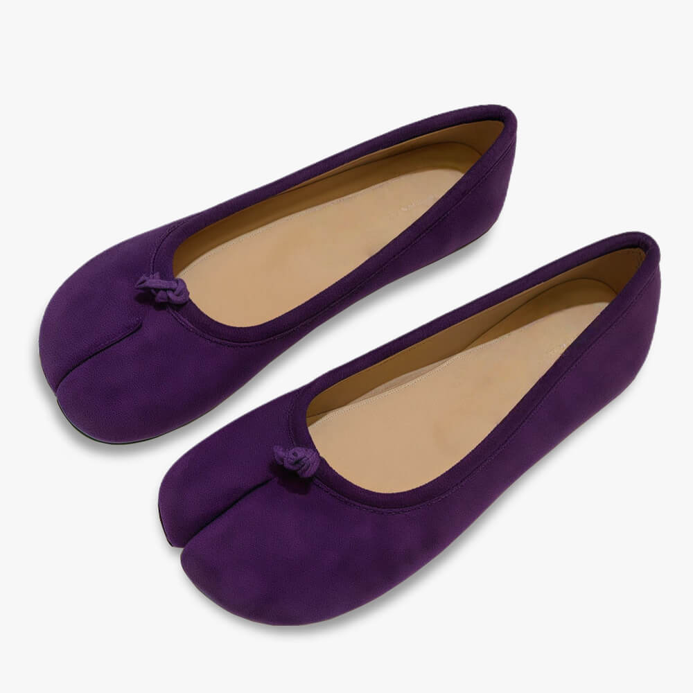 Suede Tabi Ballet Flats