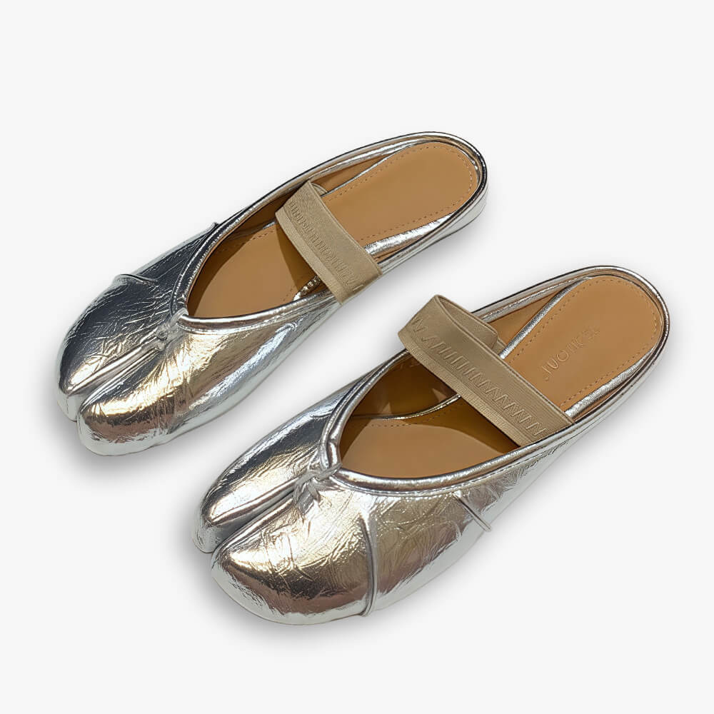 Elastic Strap Tabi Sandal Flats