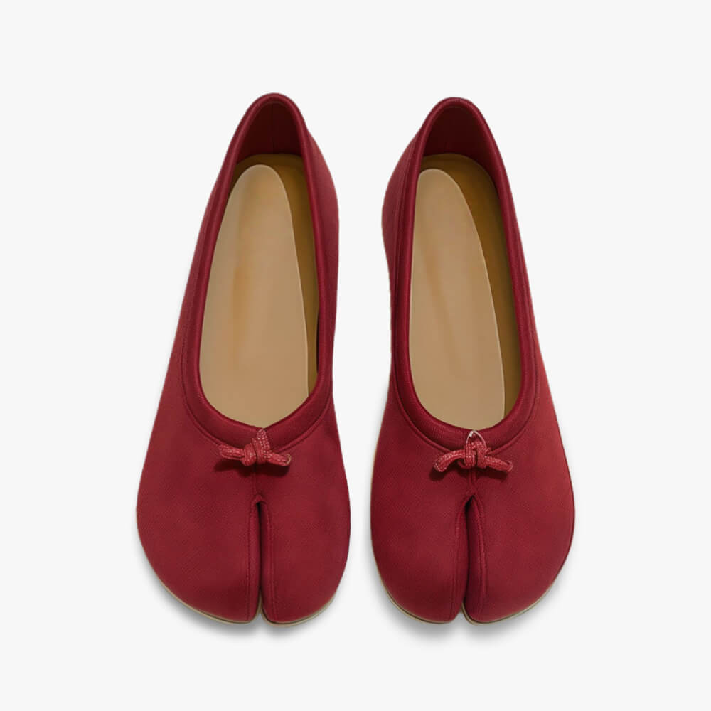 Suede Tabi Ballet Flats