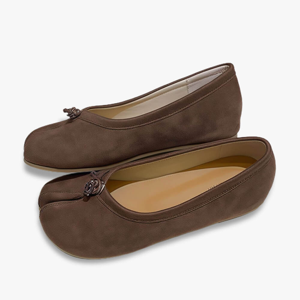 Suede Tabi Ballet Flats
