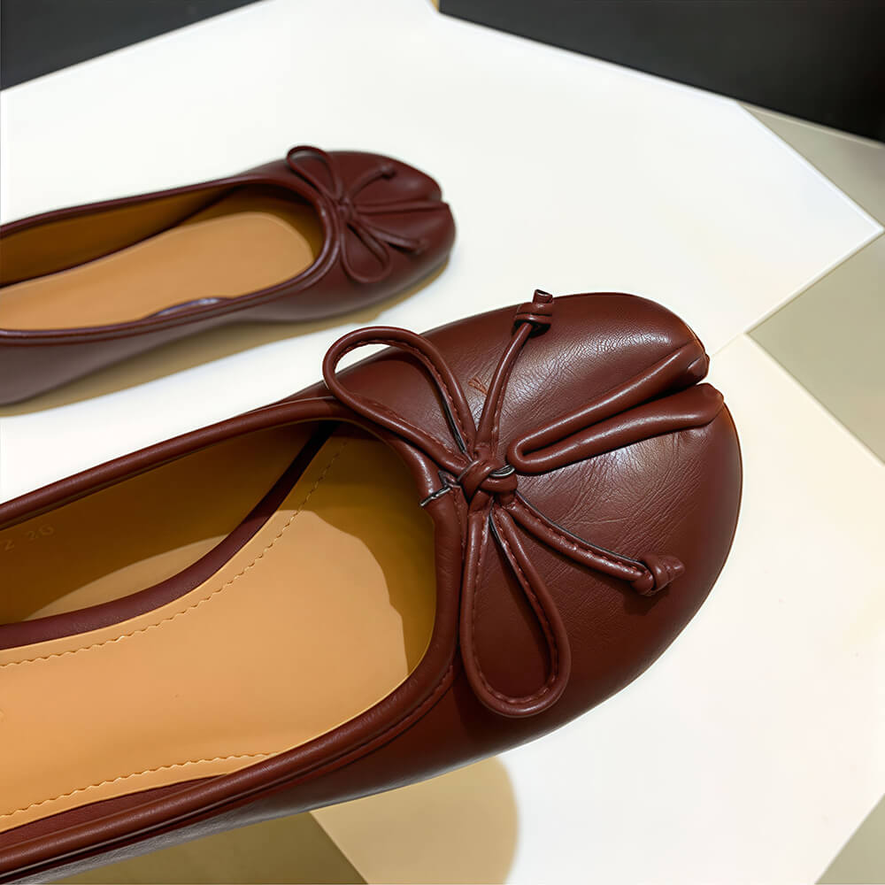 Bow Tie Tabi Flats