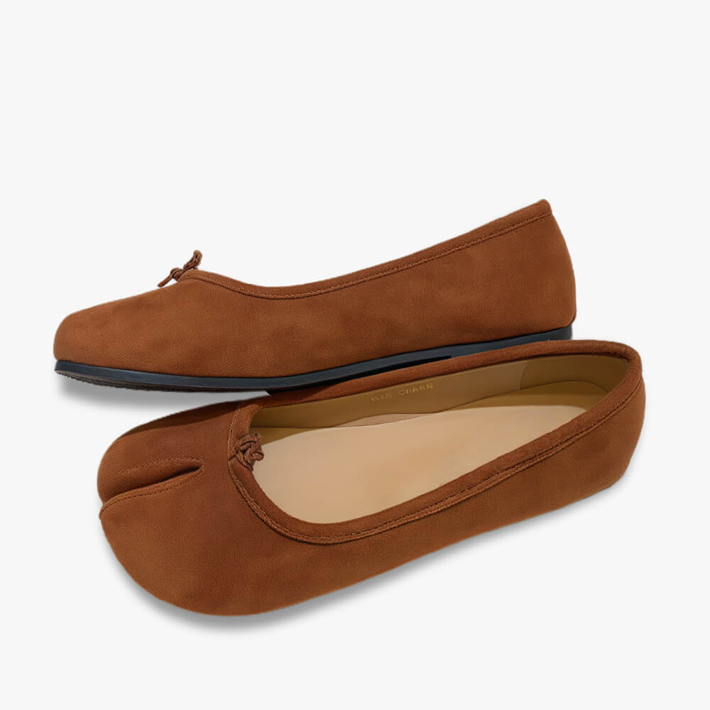 Suede Tabi Ballet Flats