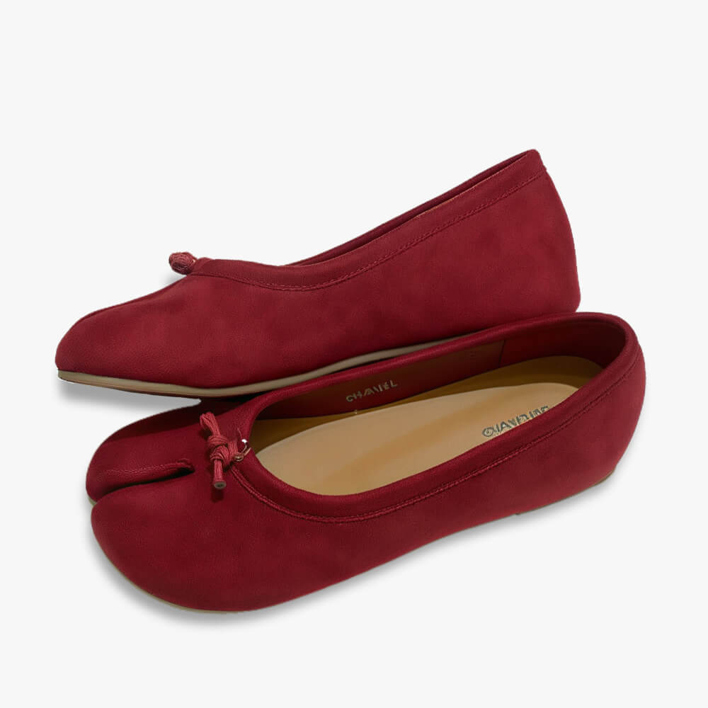 Suede Tabi Ballet Flats
