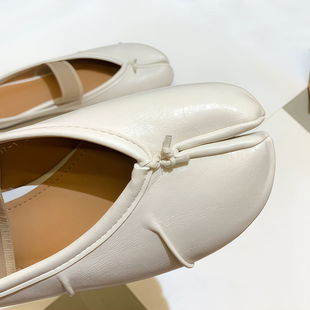 Elastic Strap Tabi Sandal Flats