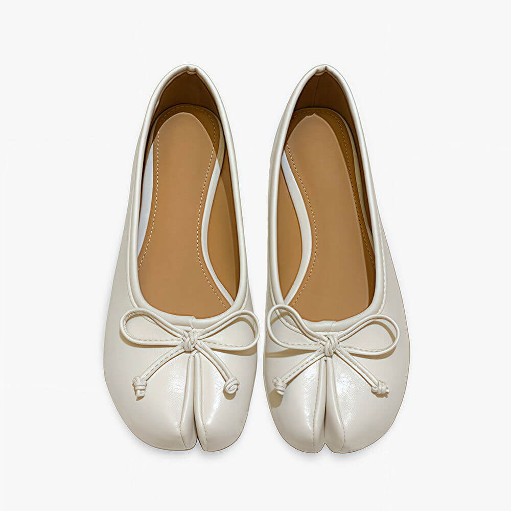 Bow Tie Tabi Flats