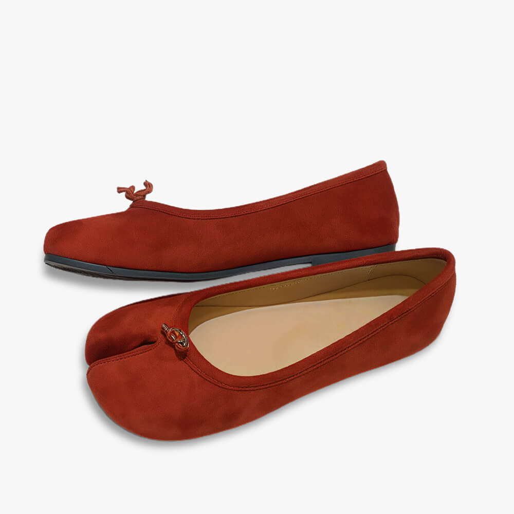 Suede Tabi Ballet Flats