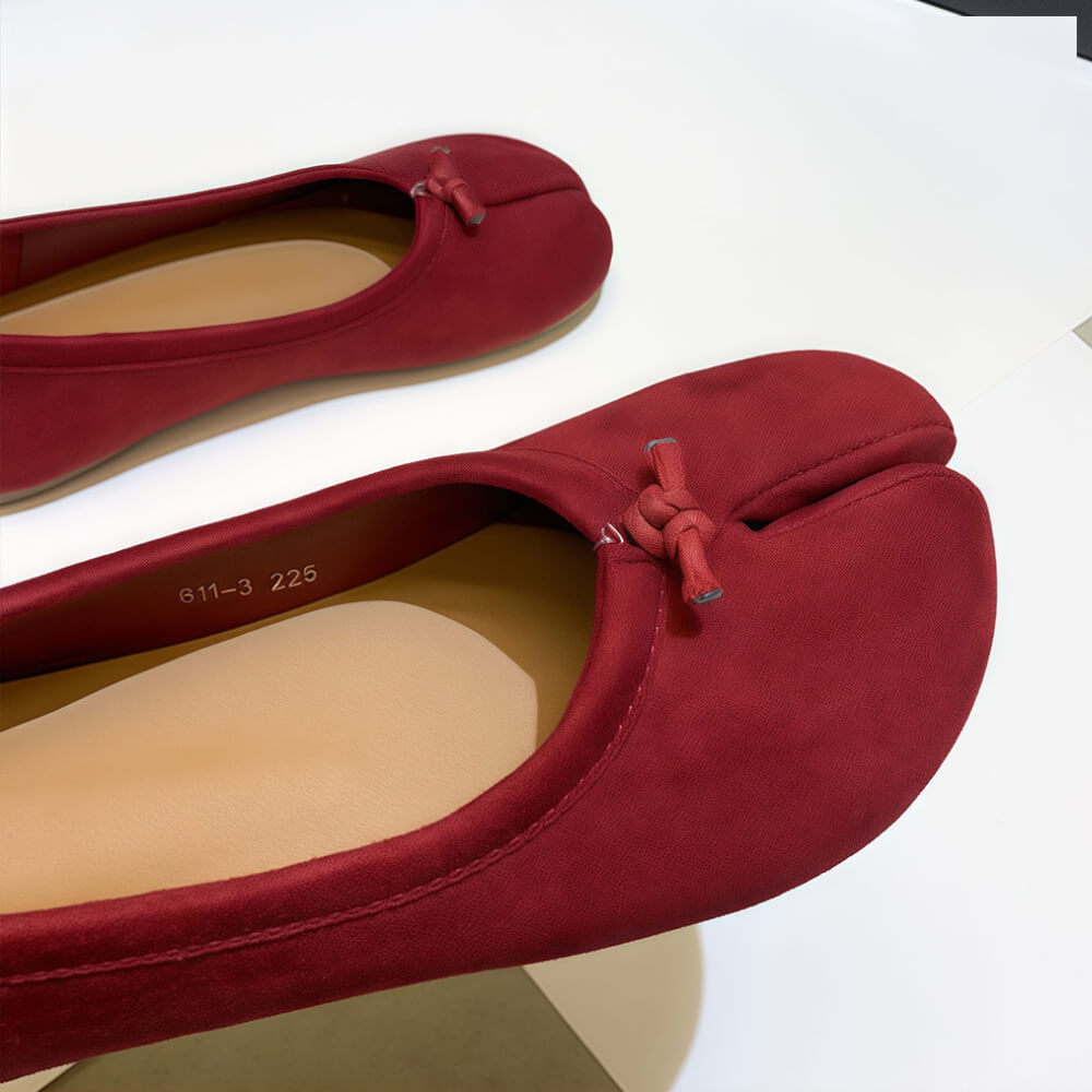 Suede Tabi Ballet Flats