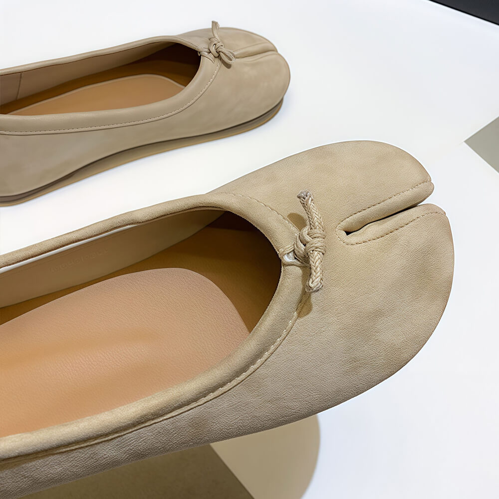 Suede Tabi Ballet Flats