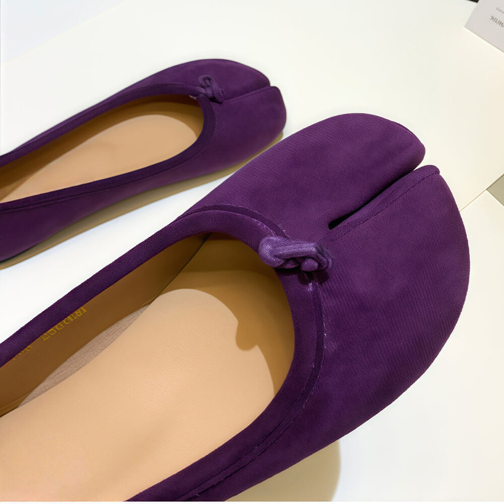 Suede Tabi Ballet Flats