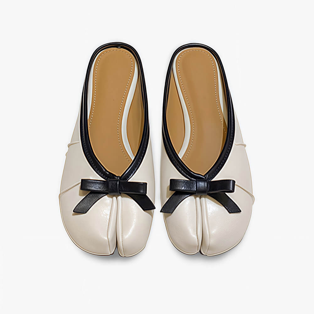 Bow Tie Tabi Sandal Flats