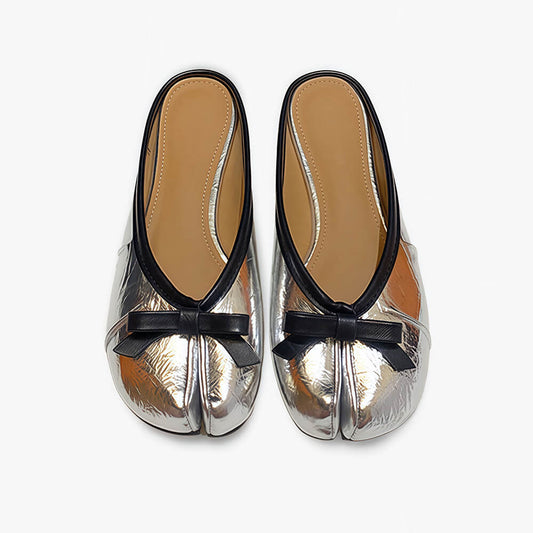 Bow Tie Tabi Sandal Flats