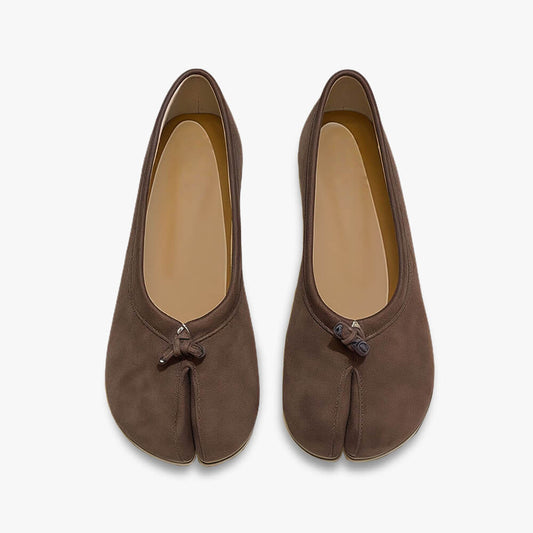 Suede Tabi Ballet Flats