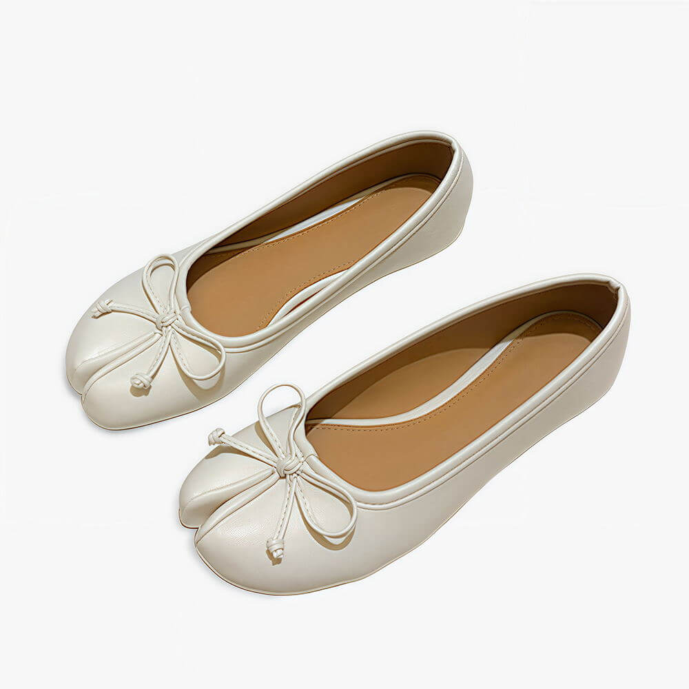 Bow Tie Tabi Flats