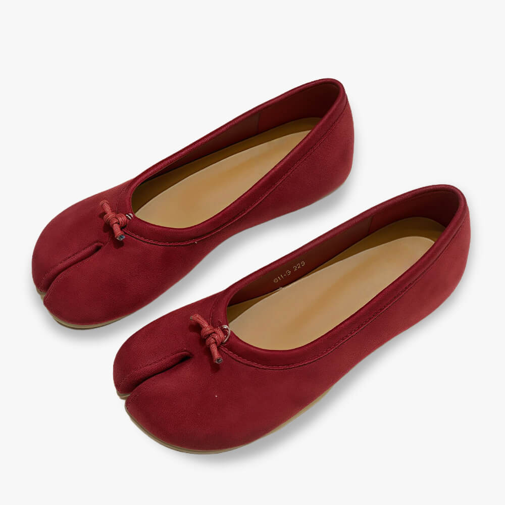 Suede Tabi Ballet Flats
