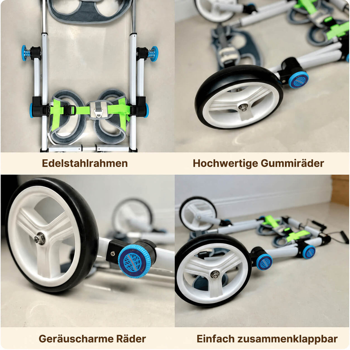Hunderollstuhl für die Hinterbeine