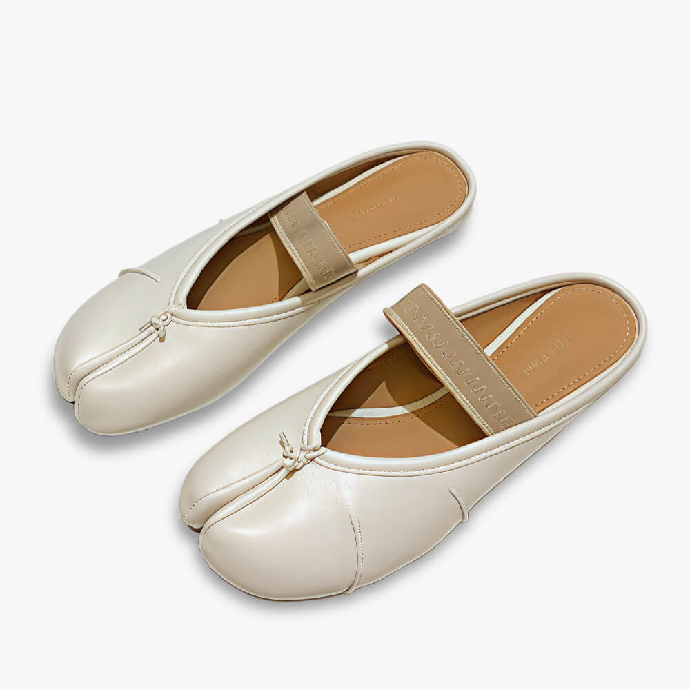Elastic Strap Tabi Sandal Flats