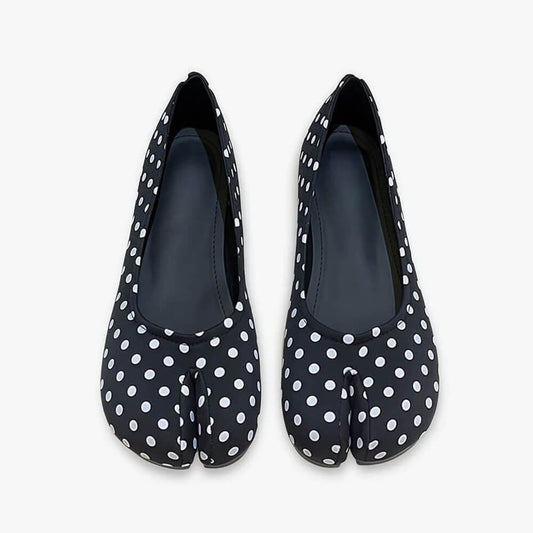 Polka Dots Tabi Ballet Flats