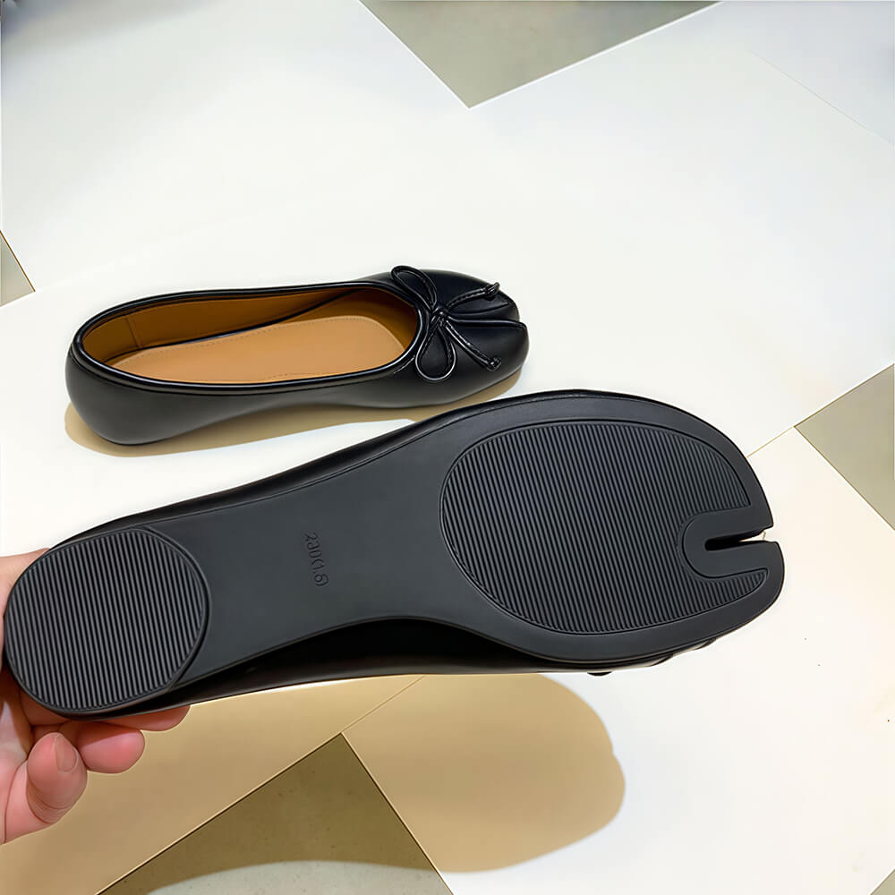 Bow Tie Tabi Flats