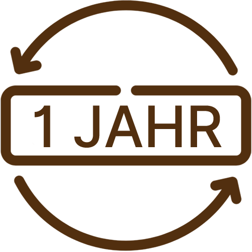 1 JAHR GARANTIE