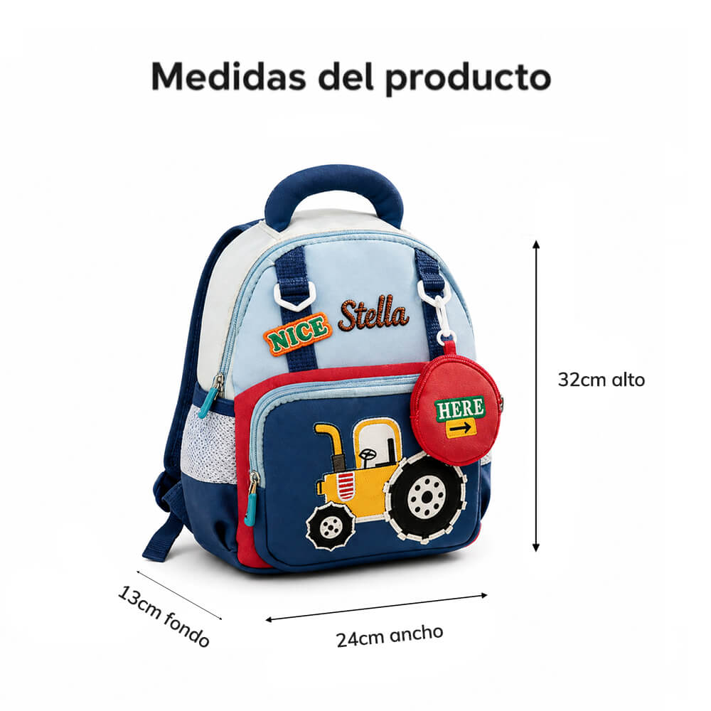 mochila guarderia personalizada